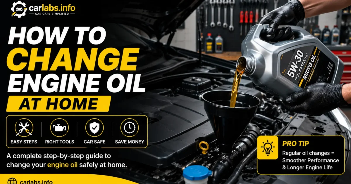 How to Change Your Engine Oil: DIY Step-by-Step Guide (2026)